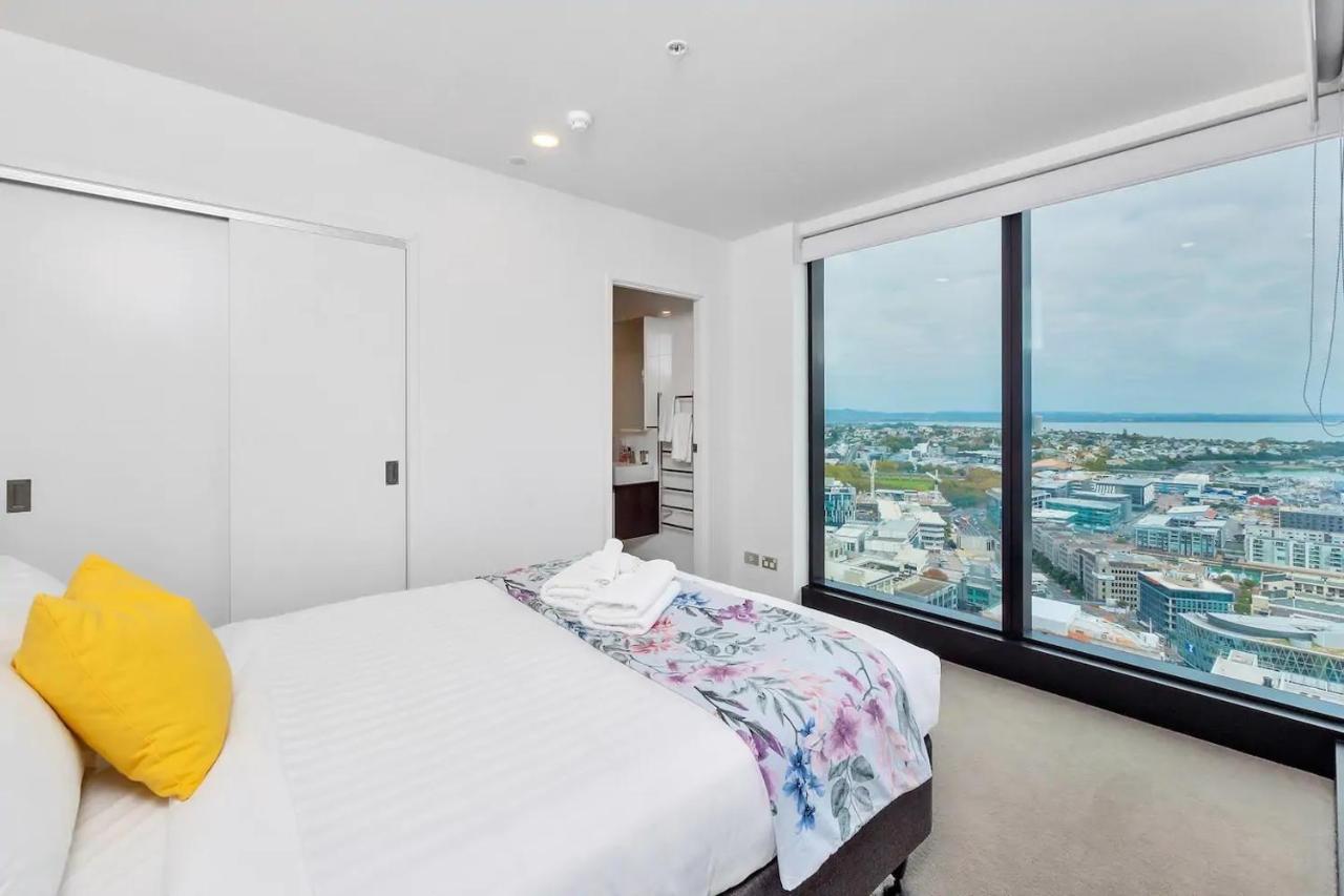 Amazing Harbour, Skytower And Rangitoto Views Apartment Auckland Bagian luar foto