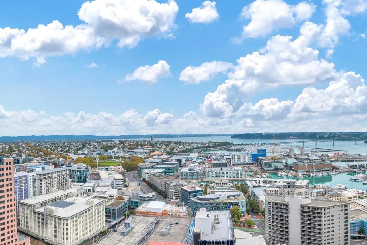 Amazing Harbour, Skytower And Rangitoto Views Apartment Auckland Bagian luar foto