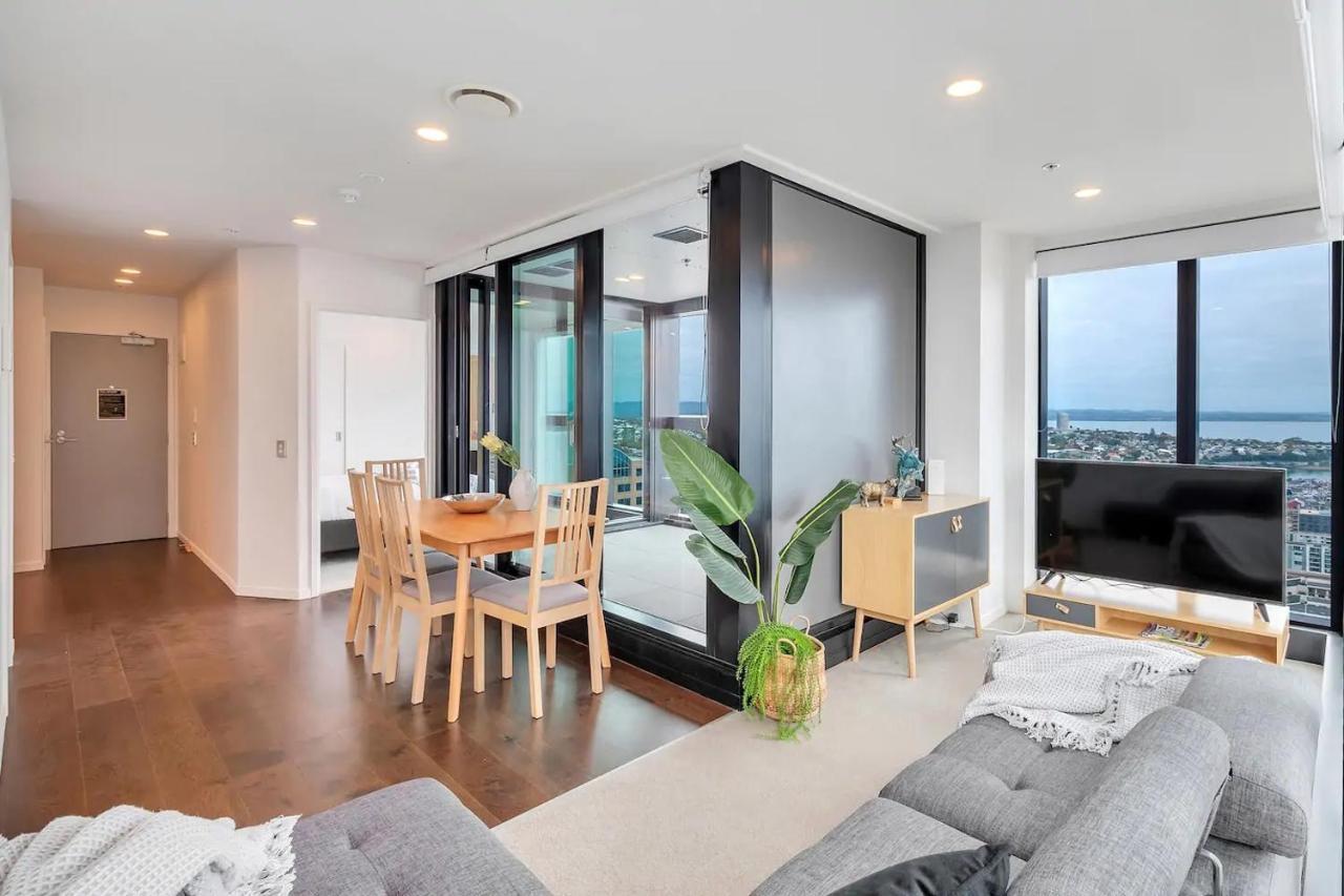 Amazing Harbour, Skytower And Rangitoto Views Apartment Auckland Bagian luar foto