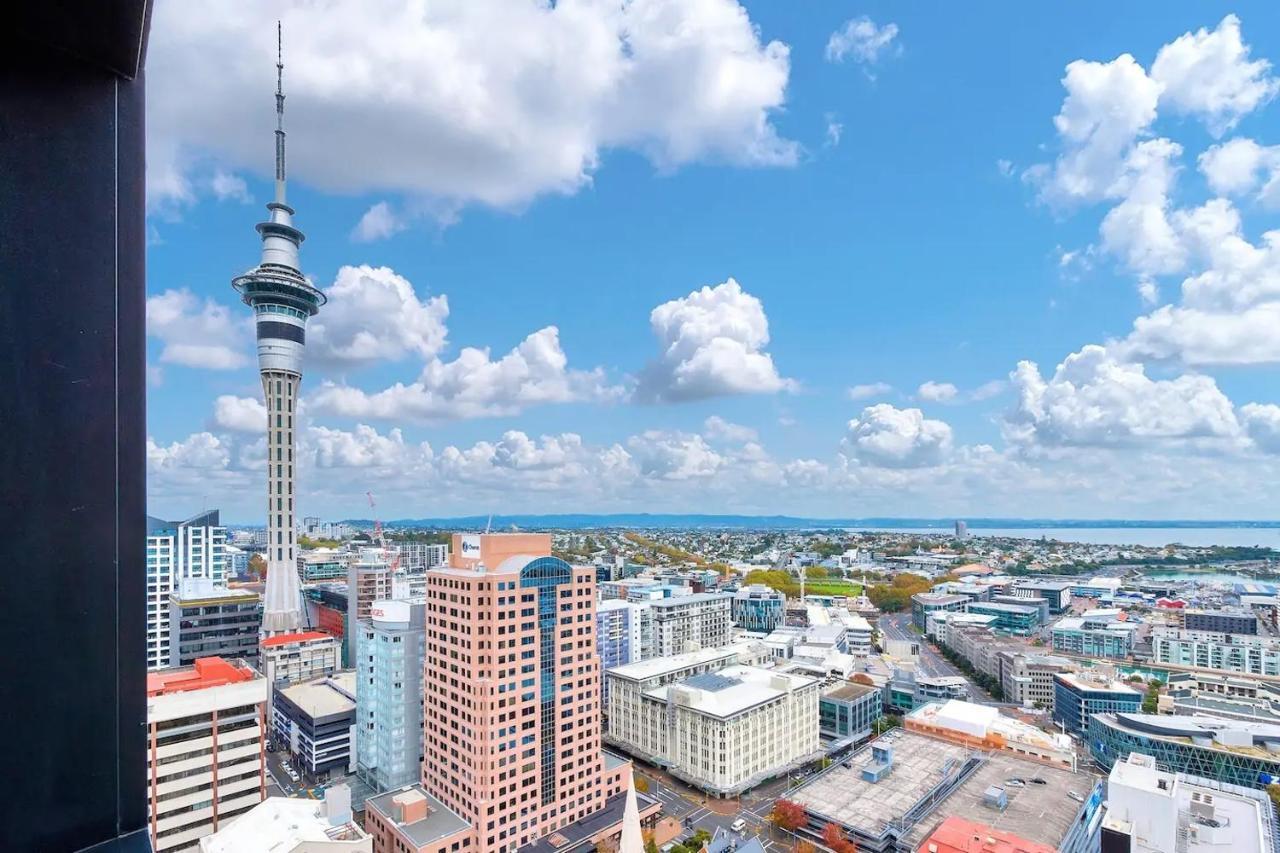 Amazing Harbour, Skytower And Rangitoto Views Apartment Auckland Bagian luar foto