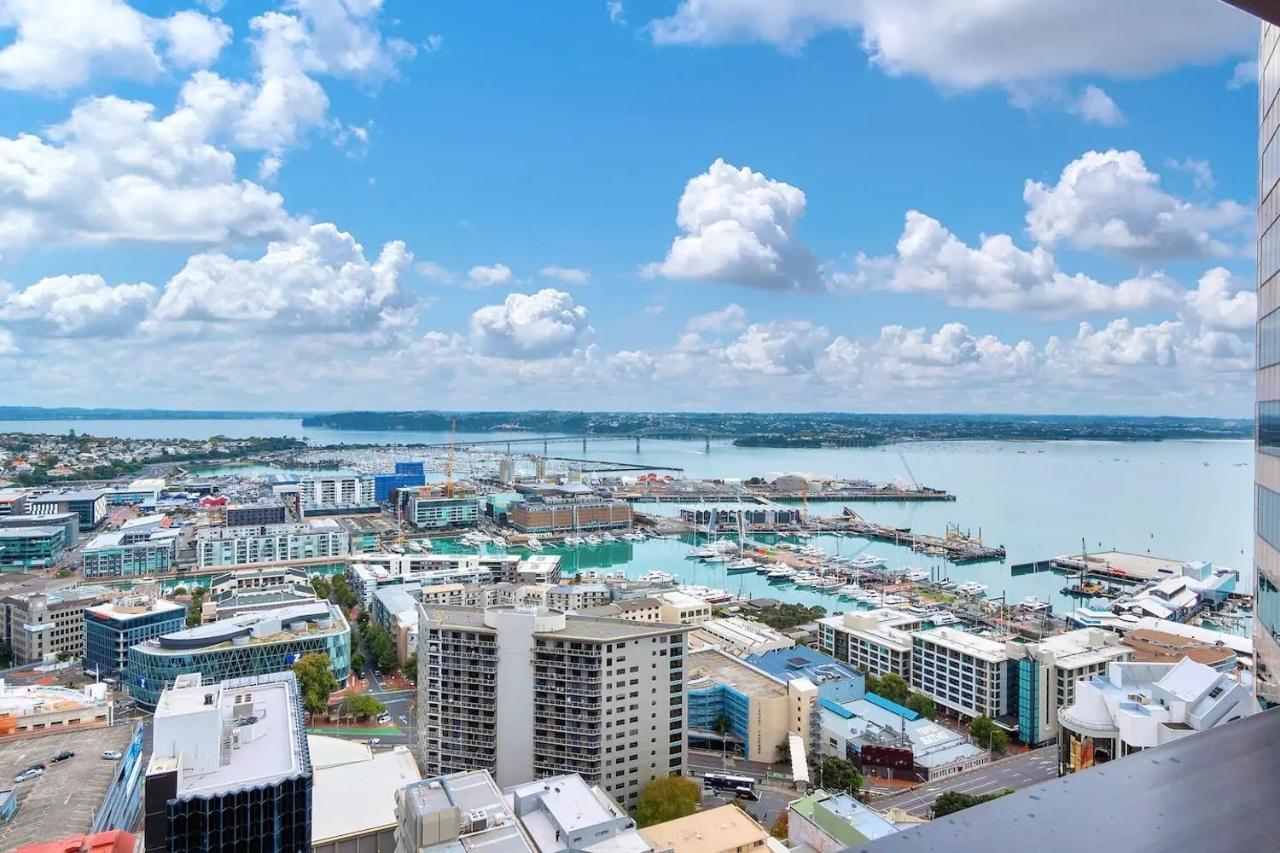 Amazing Harbour, Skytower And Rangitoto Views Apartment Auckland Bagian luar foto