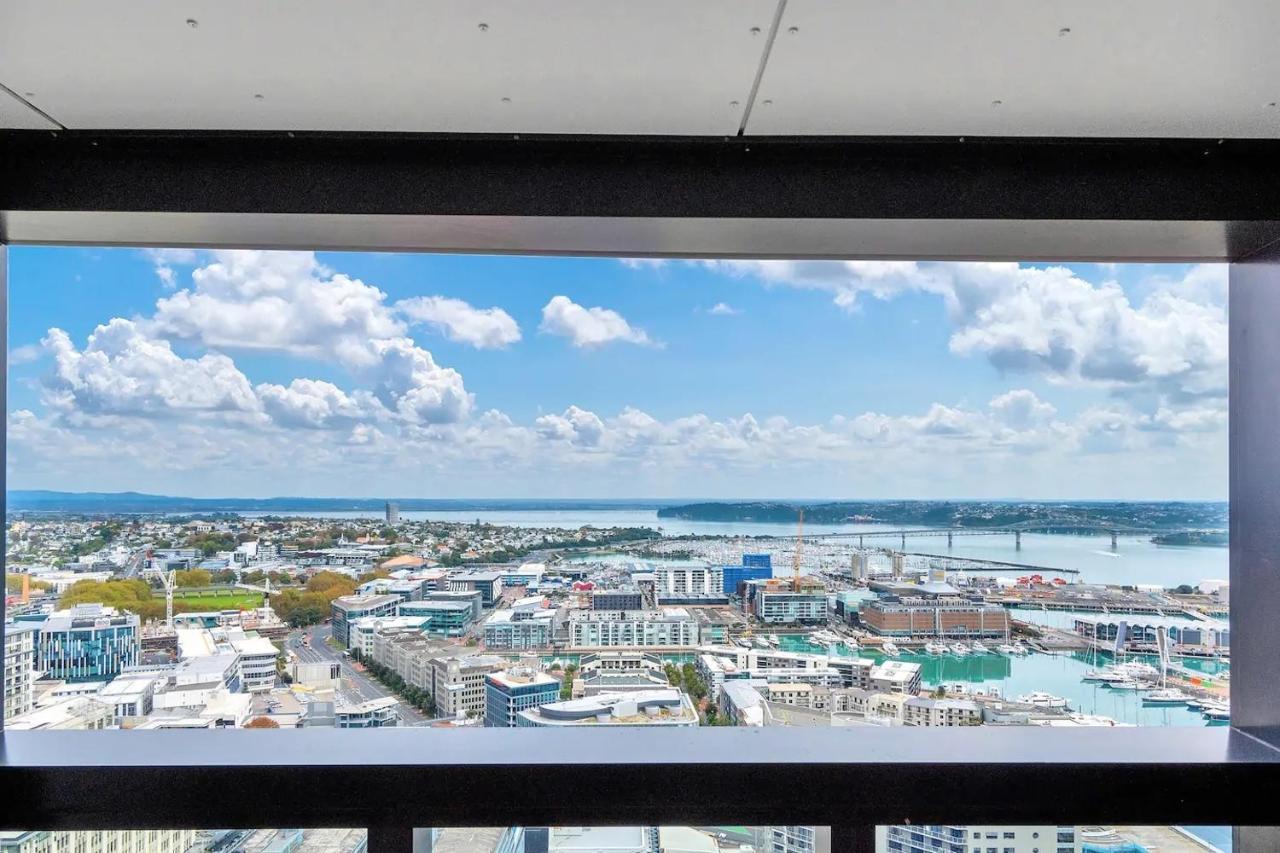 Amazing Harbour, Skytower And Rangitoto Views Apartment Auckland Bagian luar foto