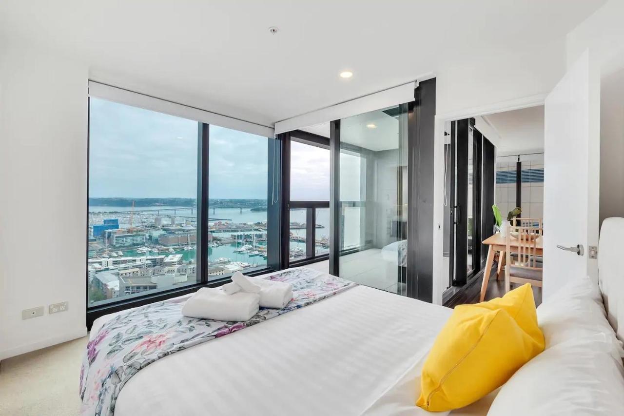 Amazing Harbour, Skytower And Rangitoto Views Apartment Auckland Bagian luar foto